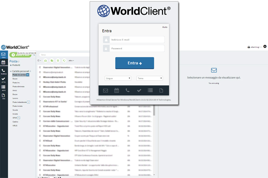 Aggiornamento WorldClient