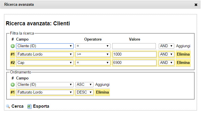 Nuova funzionalità di ricerca avanzata in TotalGest