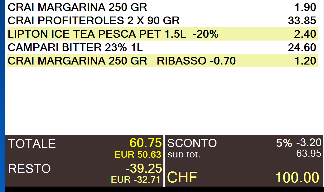 Secondo display grafico in TotalPOS