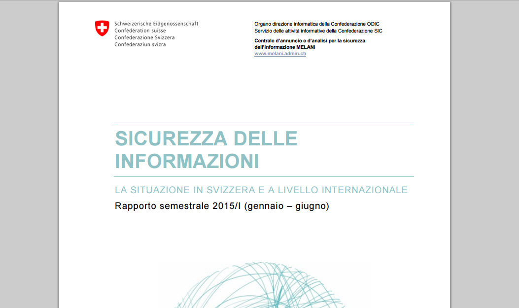Rapporto semestrale MELANI: Sicurezza dei siti Web in Svizzera