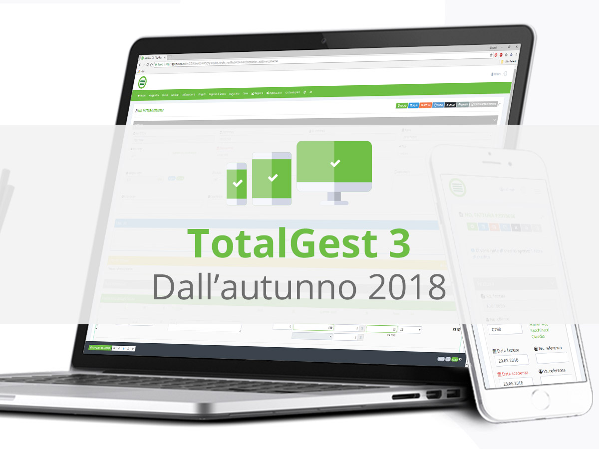 TotalGest 3 in arrivo in autunno 2018