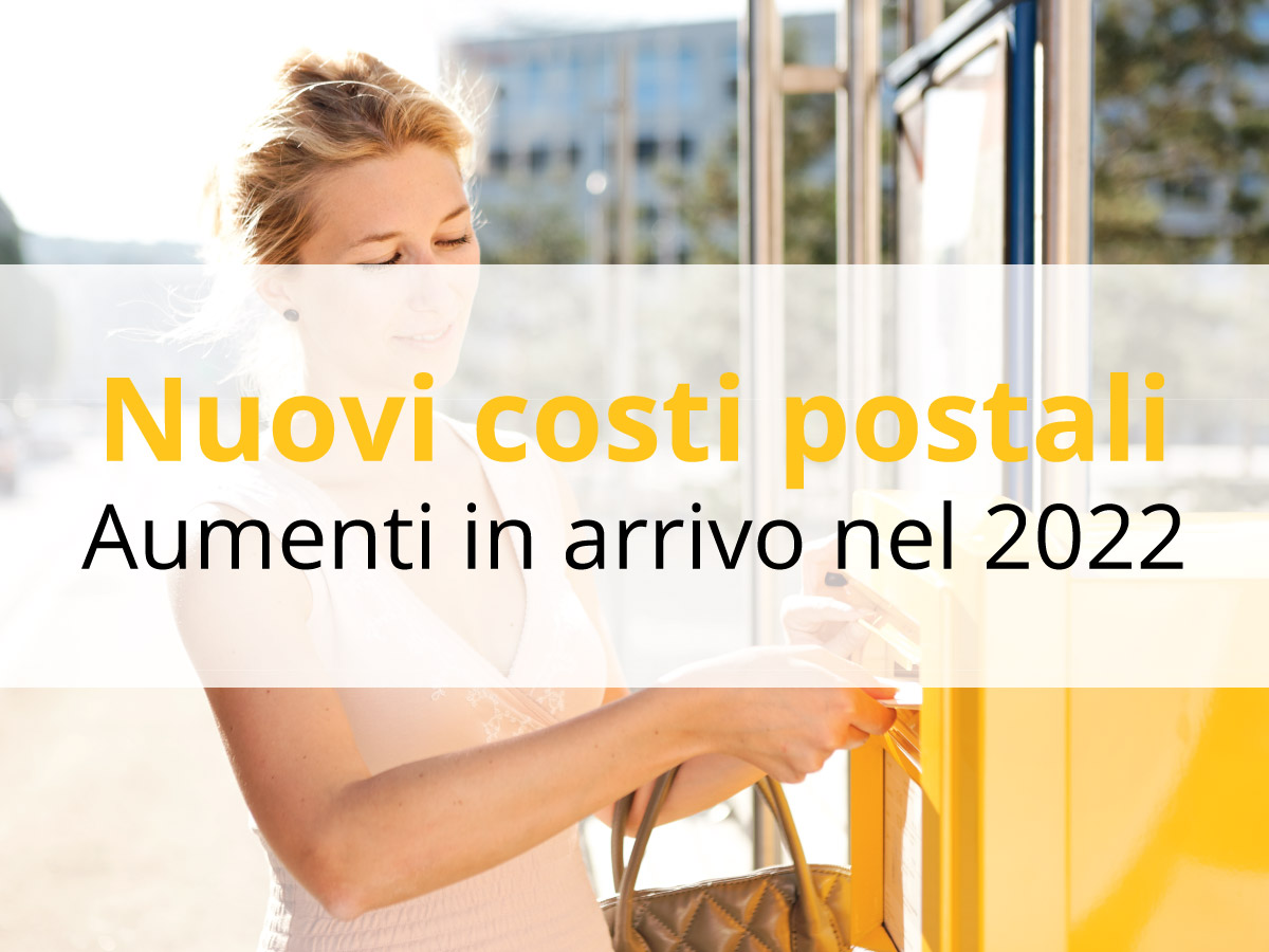 Nuovi costi postali dal 2022 eliminati con TotalGest