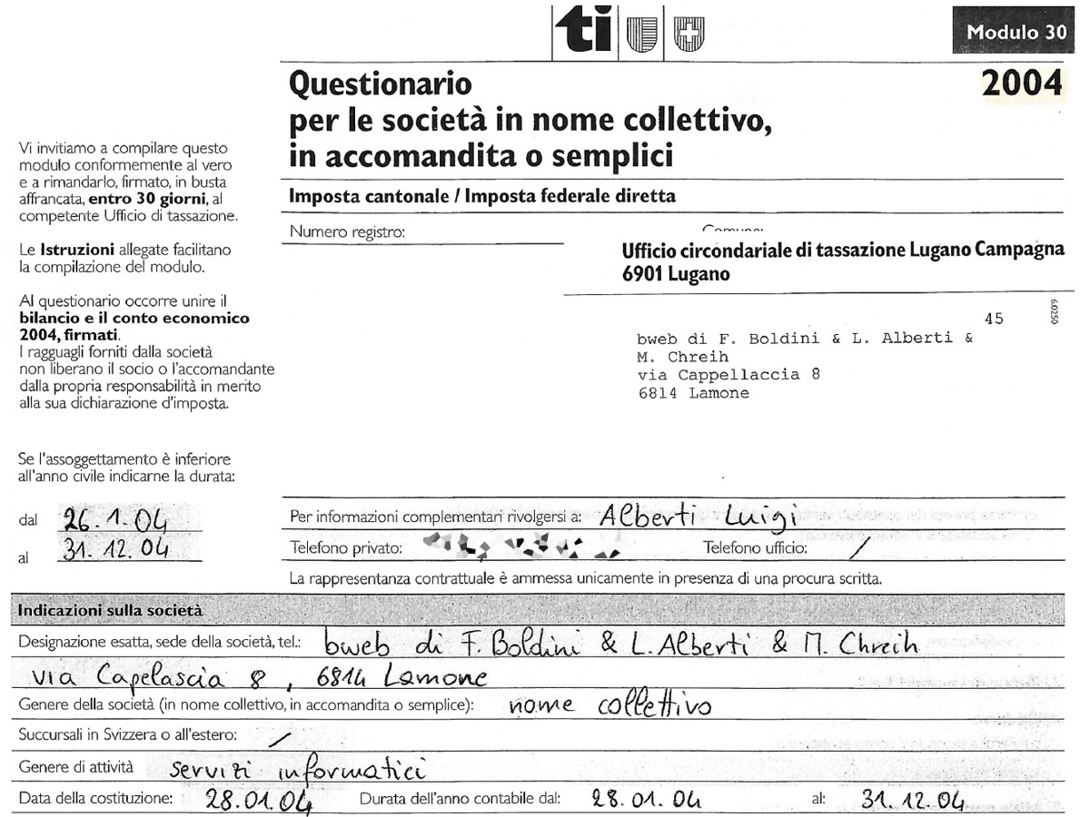 20 anni fa nasceva bweb